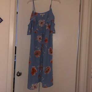 Blue flowery dress